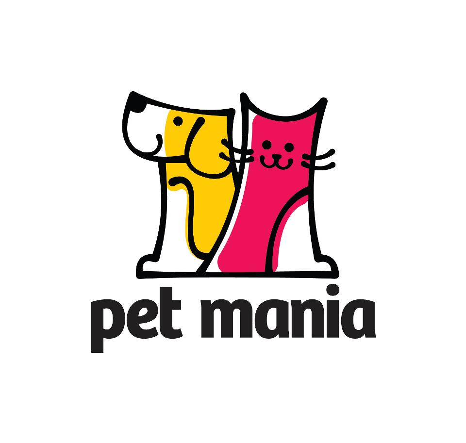Logo PET MANIA. 