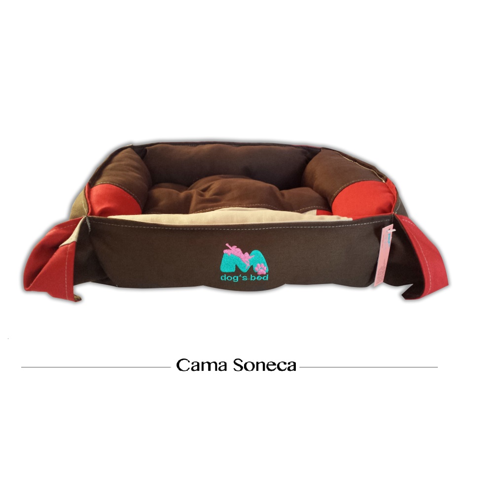 Soneca é a cama Hugpet  criada com quadrados coloridos e fibra siliconada.Conforto e qualidade para 
